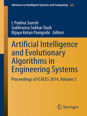 cover image of Artificial Intelligence and Evolutionary Algorithms in Engineering Systems